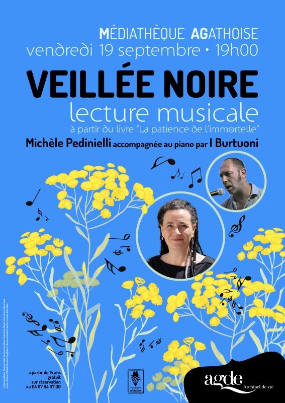 Exposition “Topaze, Cigalon et la partie de boules” MAG2025 Lecture musicale "Veillée Noire" MAG 2025