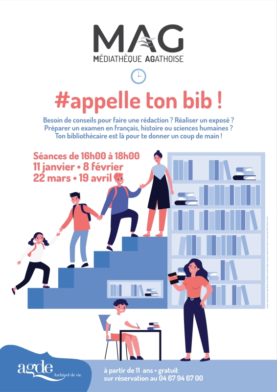 #Appelle ton bib !  / atelier Médiathèque Agathoise / 2022