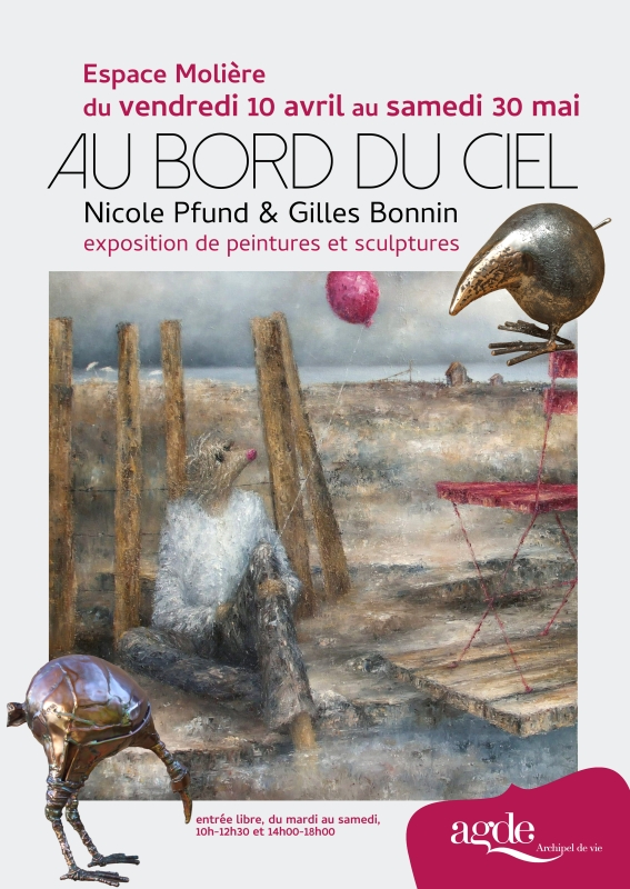 Exposition "Au bord du ciel" de Nicole Pfund et Gilles Bonnin