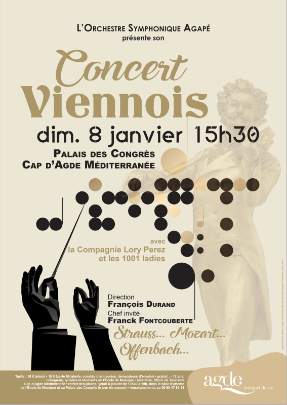 Concert Viennois / Nouvel An 2020 AGAPÉ / AGDE