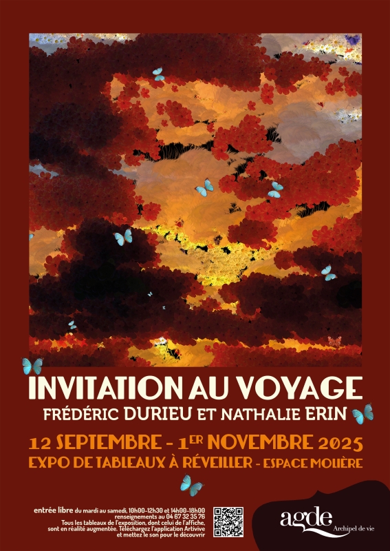 Exposition "Invitation au voyage" de Nathalie ERIN et Frédéric DURIEU