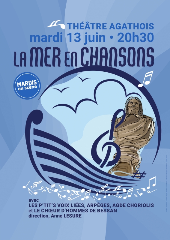 Mardis en scène - Les P’tit’s voix liées, Arpèges, Agde Choriolis et le choeur d’hommes de Bessan - 13062023