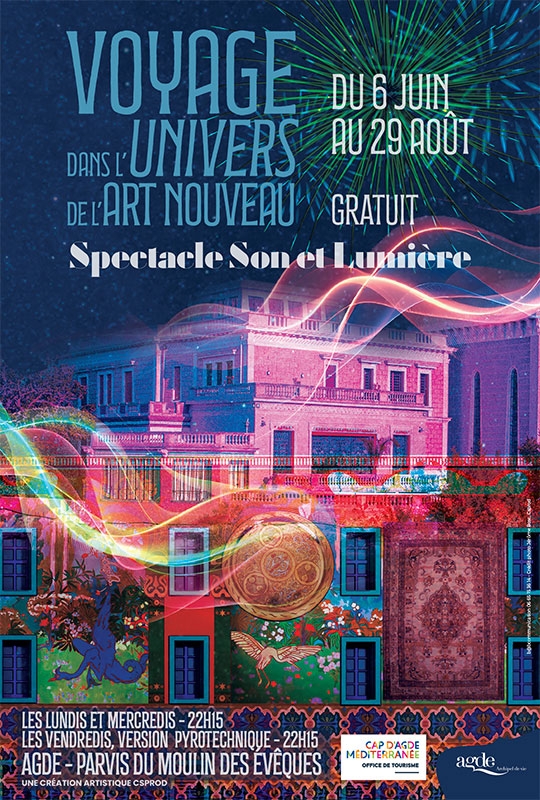 Spectacle Son et Lumière : Voyage dans l'Univers de l'Art Nouveau