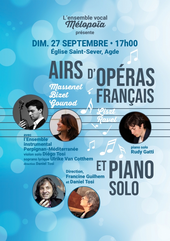 Airs d'opéras français  et piano solo / Mélopoïa / DACAGDE2020
