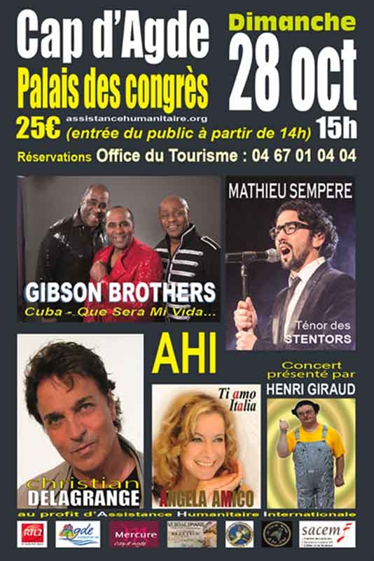 Concert au profit d'Assistance Humanitaire Internationale