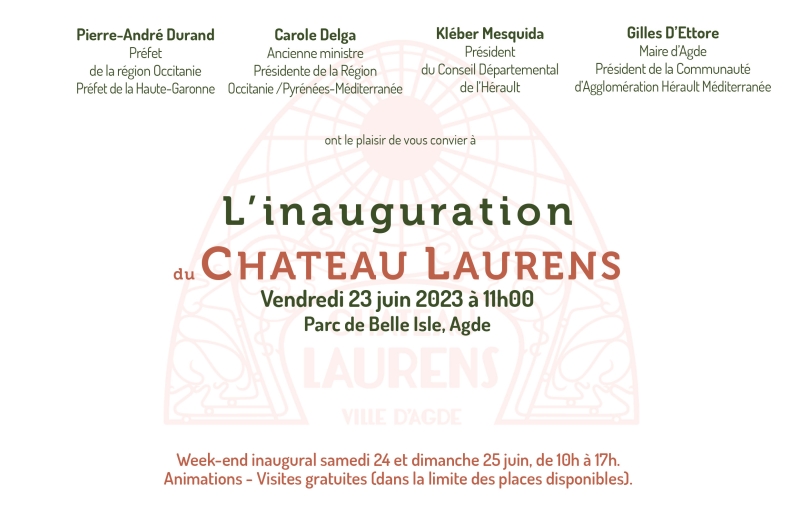 Invitation Château Laurens