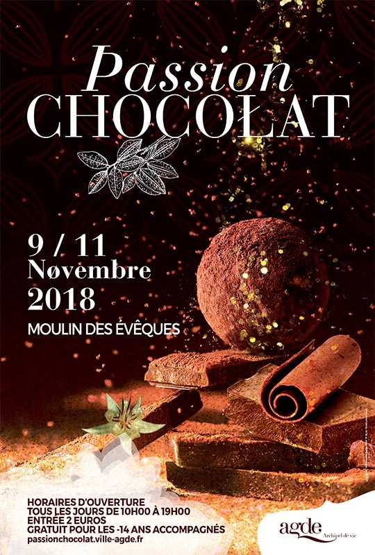 Passion Chocolat 3ème Salon du Chocolat d'Agde du 9 au 11 novembre 2018
