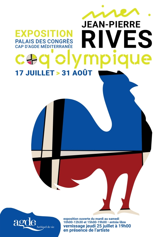 Coq-olympique - Jean-Pierre RIVES - expoDAC2024