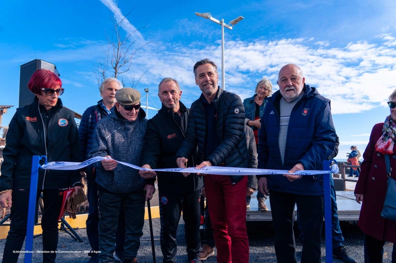 Inauguration du boulodrome Pierre Brandani au Môle