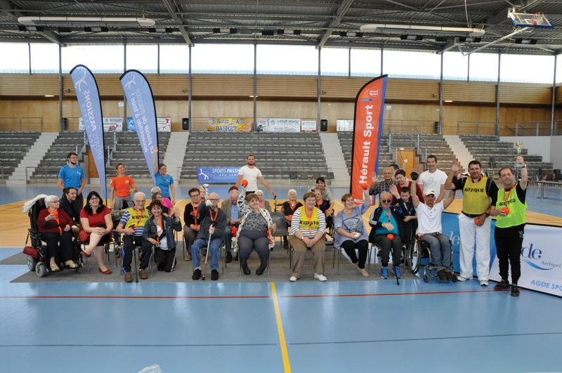 Le Palais des Sports d’Agde a reçu pour la 2ème année  le «Challenge Inter EHPAD»