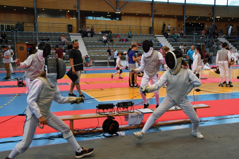 Le Palais des Sports transformé en temple de l’escrime