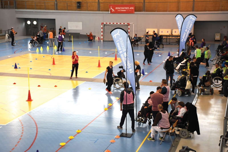 Pratique physique et handicap au Palais des Sports d’Agde