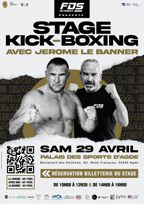 Stage exceptionnel de Kick-Boxing avec Jérôme Le Banner & Américo Da Silva