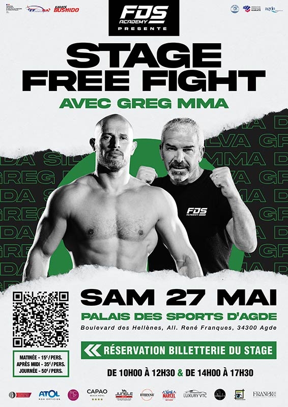Stage exceptionnel de Free Fight avec GREG MMA