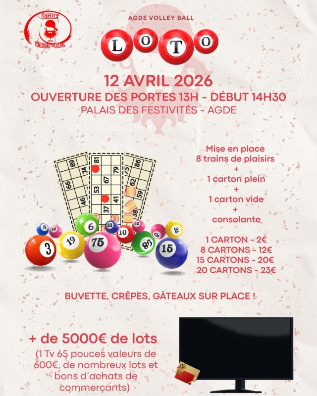 Loto "Agde volley club"