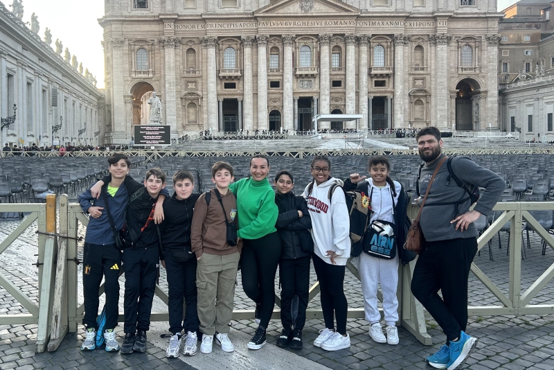 7 jeunes du Centre Cap Ado sont partis à la découverte de Rome