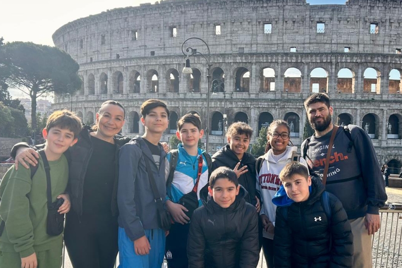 7 jeunes du Centre Cap Ado sont partis à la découverte de Rome