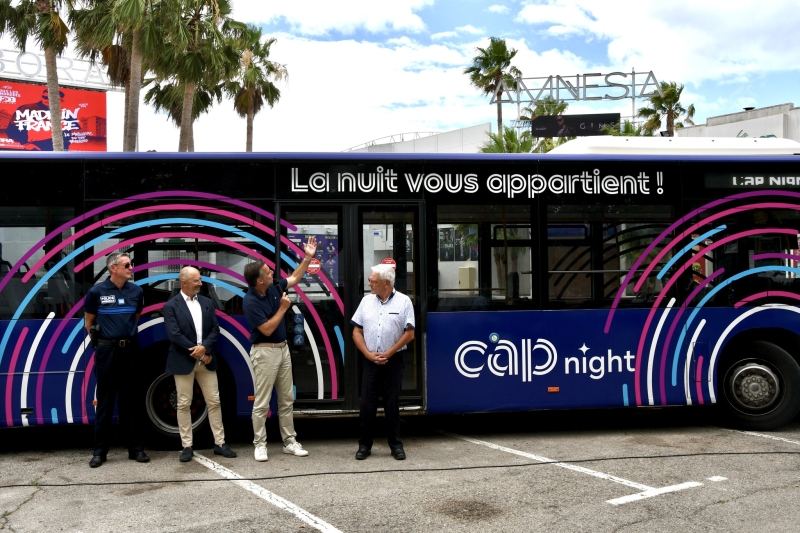 Le service de mobilité nocturne “Cap'Night” est lancé, pour des retours de boîte de nuit plus sûr