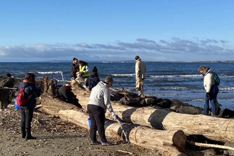 APRÈS LES INTEMPÉRIES, 600 BÉNÉVOLES SE MOBILISENT POUR NETTOYER LA PLAGE DE LA TAMARISSIÈRE