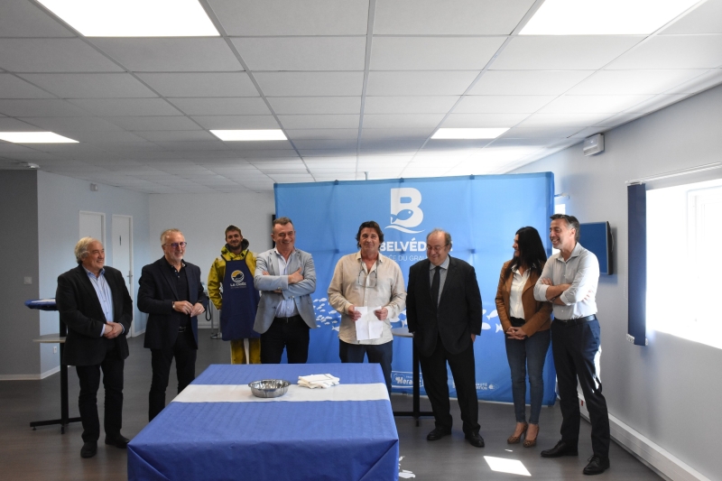 Une salle de dégustation inaugurée au sein du Belvédère de la Criée