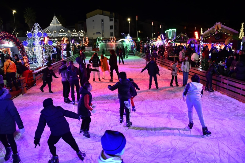 Inauguration du village de Noël du Cap d'Agde