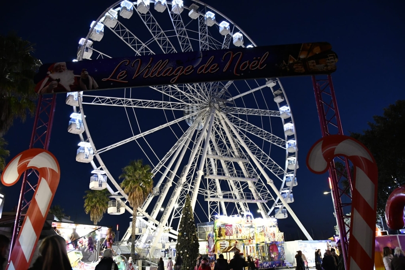 Inauguration du village de Noël du Cap d'Agde