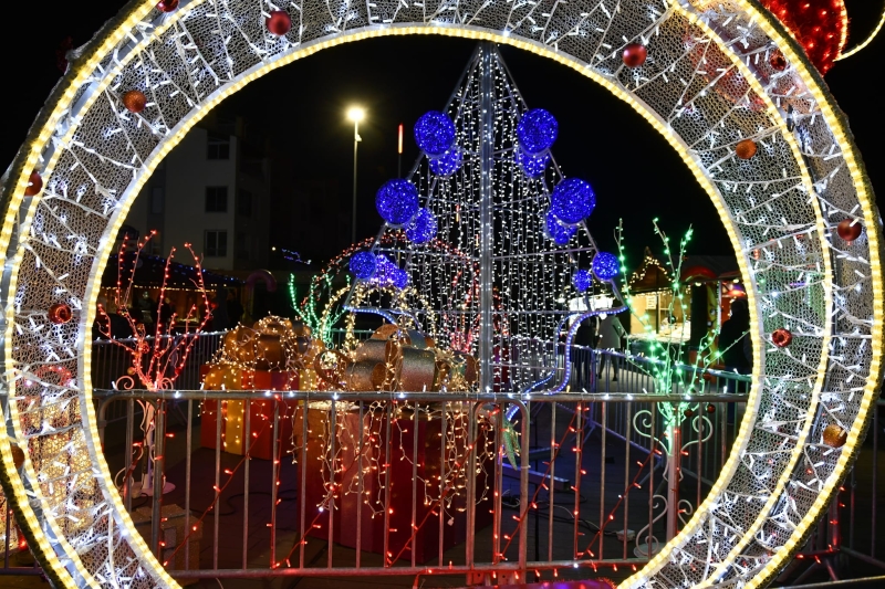 Inauguration du village de Noël du Cap d'Agde