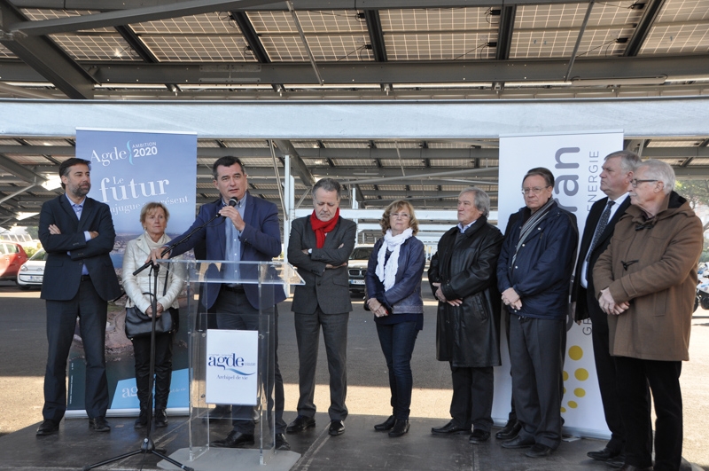 Les parkings Catalogne et Coquilles  équipés d’ombrières photovoltaïques