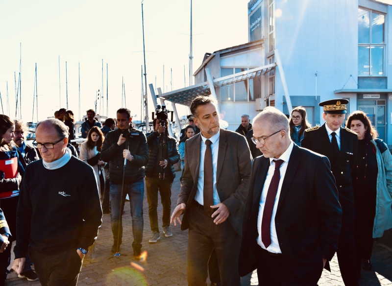 Le Ministre délégué en charge de la Pêche et de la Mer Fabrice Loher en visite à la Maison de la Mer du Cap d’Agde
