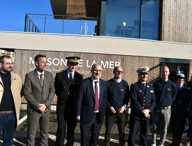 Le Ministre délégué en charge de la Pêche et de la Mer Fabrice Loher en visite à la Maison de la Mer du Cap d’Agde