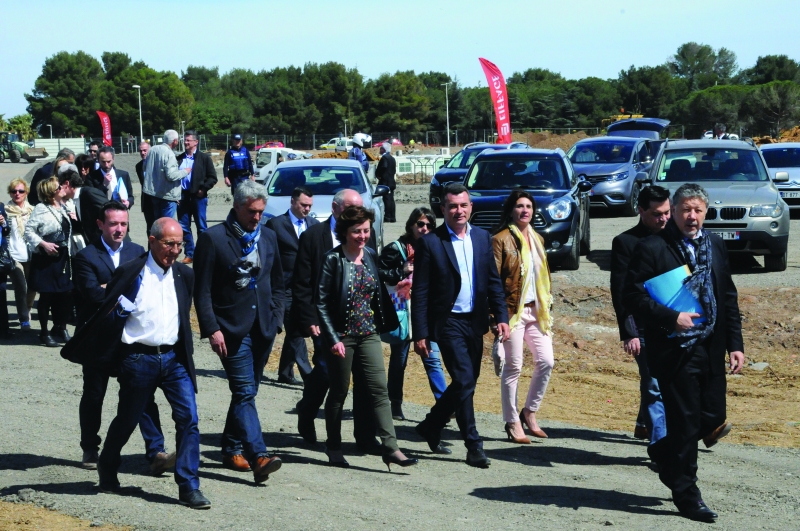 Carole Delga, Présidente de Région, en visite en terre agathoise 