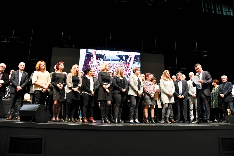 Salle comble pour les vœux de la Communauté d'Agglomération  Hérault Méditerranée