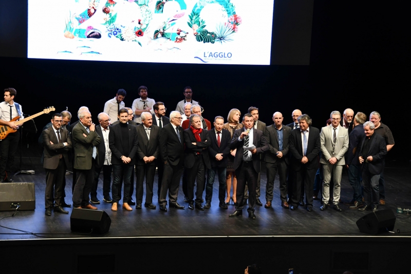 Salle comble pour les vœux de la Communauté d'Agglomération  Hérault Méditerranée