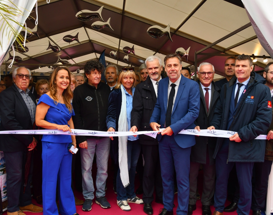 26ème Salon nautique du Cap d Agde : coupé de ruban