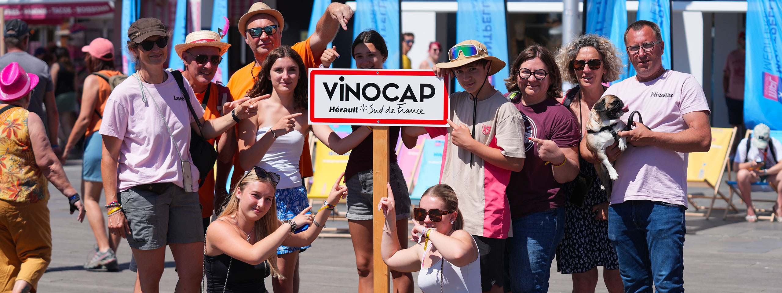 Vinocap 2025 panneau de signalisation