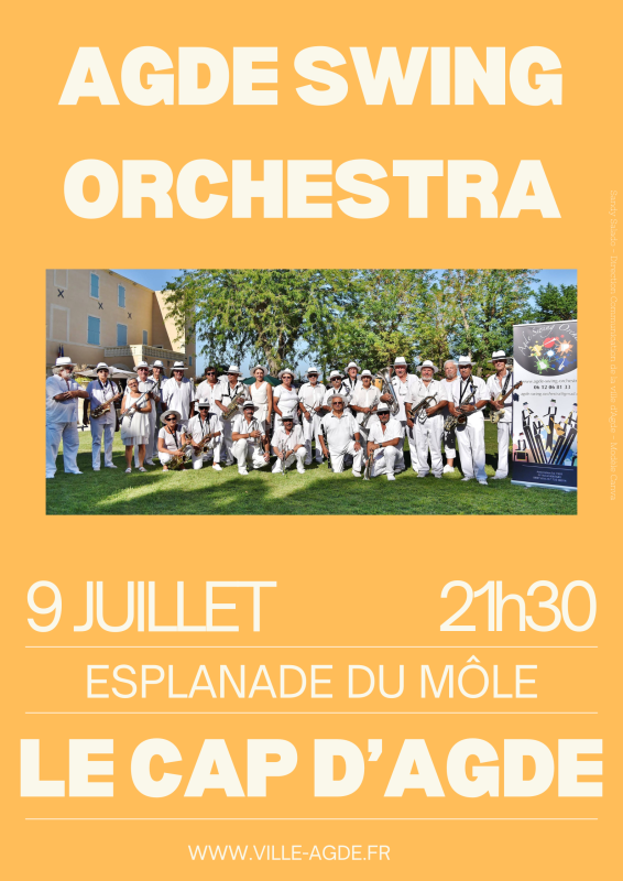 « Agde Swing Orchestra », swing, jazz