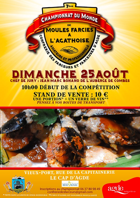 Championnat du Monde de Moules Farcies à l'Agathoise