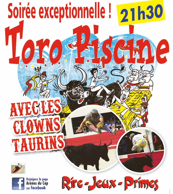 Toro Piscine Avec Les Clowns Taurins Agenda Ville Dagde